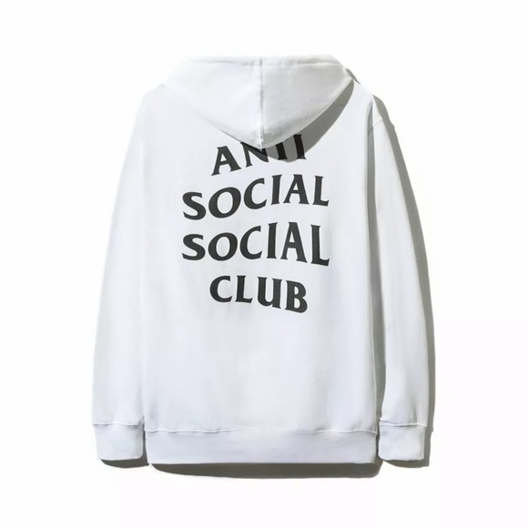 AntiSocial Social Club x Line Friends Brown Bear Hoodie White - Picture 2 of 2
